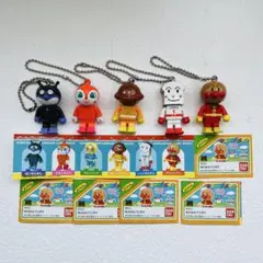 アンパンマン　キューブメイト　5体セット　ミニブック付き　バンダイ　ガチャ