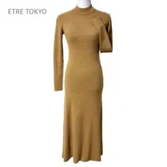 ETRE TOKYO エトレトウキョウ Aライン ロングワンピース ニット F