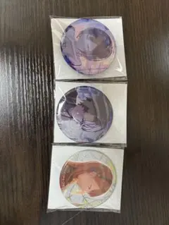 プロセカ　朝比奈まふゆ　花里みのり　MEIKO グリッター缶バッジ