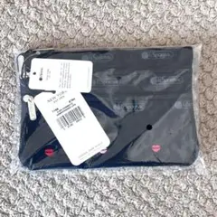 新品未開封！レスポートサック 3-ZIPポーチ 黒キスマーク ニューヨーク