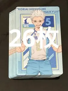 ハイキュー　メタリックカードコレクション星海光来 26枚