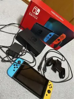 Nintendo Switch 青/黄 本体 + ドック + ACアダプター箱有