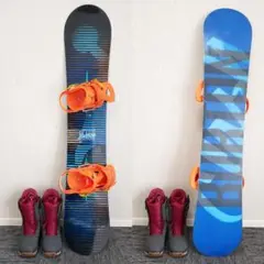 ⑪美品❗超豪華❗BURTON/バートンメンズスノーボードセット★スノボ151cm