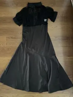 GRL ブラック キャミワンピース M