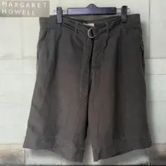 MARGARET HOWELLマーガレットハウエル リネンショートパンツ MHL