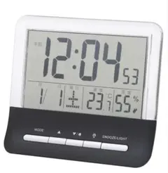 電波デジタル置き時計