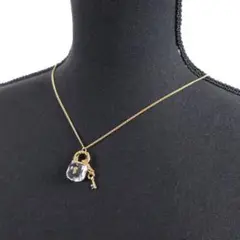 SWAROVSKI スワロフスキー ペンダント ネックレス キーモチーフ 箱付き