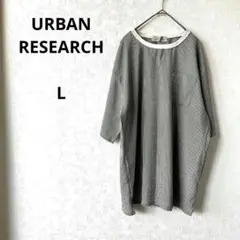 SONNY LABEL ストライプ長袖Tシャツ　カジュアルシャツ　L ゆったり