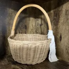 サリュ　かご　天然ラタン