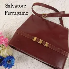 【Salvatore Ferragamo】フェラガモ ショルダーバック リザード