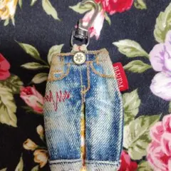 デニムキーホルダー