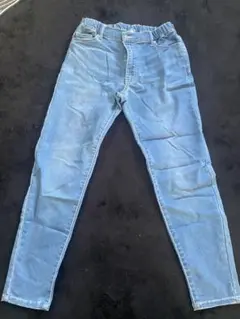 amuy trysbay エアリーデニムパンツ　ライトブルー