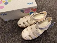 【新品】igor NICO CARAMELO キッズ 19cm 白