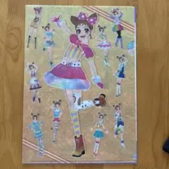 アイカツ 有栖川おとめ クリアファイル　ガチャガチャ