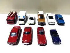 アサヒ飲料　ワンダ景品等　ミニカー10台セット