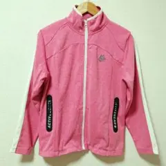 【1回着用】ACTIVEGEAR◆フルジップアップ ピンク レディースLサイズ