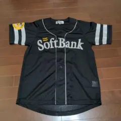 MIZUNO製SoftBank ユニフォーム ブラック小物付