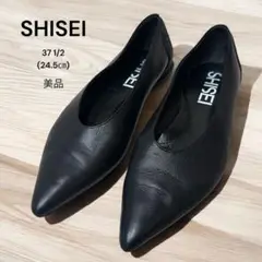 SHISEI(シーセイ)｜MM POINTED U PUMPS（レイン対応）/ブラック