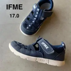 【IFME】イフミー　17.0　サンダル　水陸両用　ネイビー
