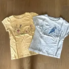 2枚セット　130サイズ　UNIQLO ディズニープリンセス　Tシャツ