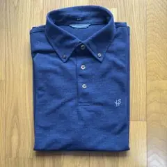 【美品】SHIPS　ワンポイントロゴ ボタンダウン ポロシャツ　Mサイズ