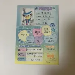3 怪盗キッド プロフィールカード ちゃお 付録