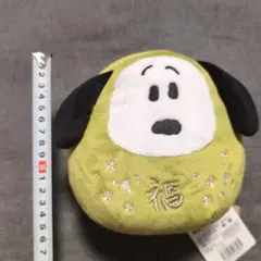未使用　タグ付き　スヌーピー茶屋　達磨　ぬいぐるみ　ダルマ