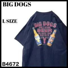 古着 BIG DOGS ビッグドッグス × コロナエキストラ Tシャツ L