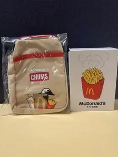 マクドナルド　ポテト加湿器＆チャムスショルダーバッグセット