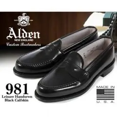 【名作】ALDEN (オールデン) CALF PENNY LOAFER/981