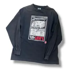 フェード◎ 90s USA製 LEVI’S リーバイス プロモ ロンT ブラック