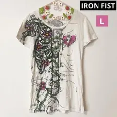 IRON FIST ロンT スカルTシャツ モード ロック パンク ハート