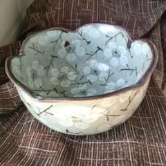 白梅柄　盛鉢