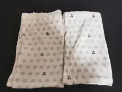 3COINS のれん セパレートカーテン　２枚セット　ワンちゃん模様