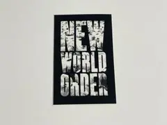 2007SS supreme ステッカー ″NEW WORLD ORDER″