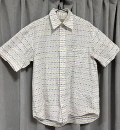 SHARKEY'S M 半袖シャツ ドット柄(中古)