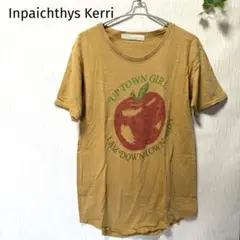 インパクティスケリー Apple T-Shirt 半袖Tシャツ マスタード L