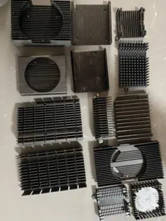 ヒートシンク アルミ製・各種 ジャンク扱い パーツ素材・DIY向