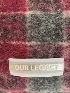 OURLEGACY Logo-patch knitted scarf マフラー OURLEGACY Logo-patch knitted scarf マフラー