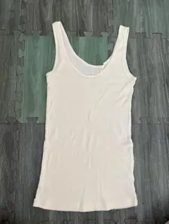 Petit Bateau ホワイト タンクトップ XXS