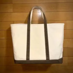 LLbean【LLビーン】・シグネチャー　ワックス・キャンパス　トートバッグ L.L.Bean (エルエルビーン) Waxed Canvas Storage Tote