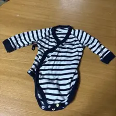 UNIQLO ベビー ストライプロンパース 60