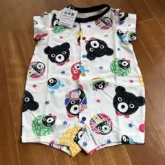 miki house クマ柄ロンパース 70