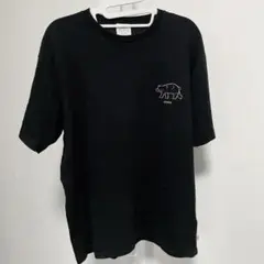 COEN ブラック Tシャツ Lサイズ メンズ クマ