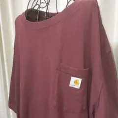 Carhartt カーハート バーガンディ Tシャツ 半袖 2XL