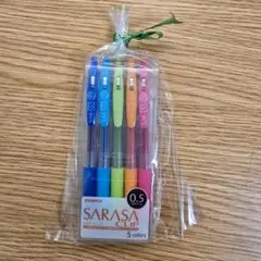 【セット販売】SARASA CLIP 5色セット・PILOT 蛍光ペン