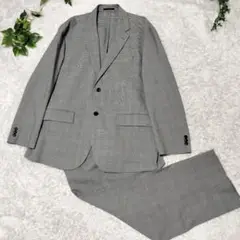 ＵＮＩＱＬＯ　グレン チェック　スーツ　セットアップ　感動パンツ