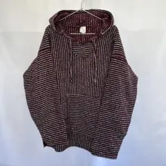 メキシコ直輸入！ メキシカンパーカー ボルドー