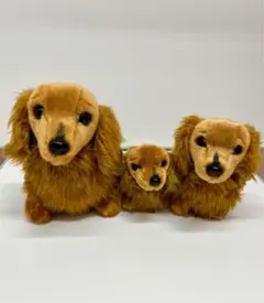 昭和レトロ　オリエンタルトーイ　ダックスフンド　ぬいぐるみ　3こ　中古品 昭和レトロ オリエンタルトーイ ダックスフンド ぬいぐるみ 3こ