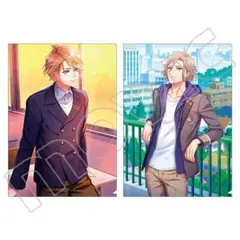 【8月まで】A3!　クリアファイル　2枚セット　摂津万里　茅ヶ崎至
